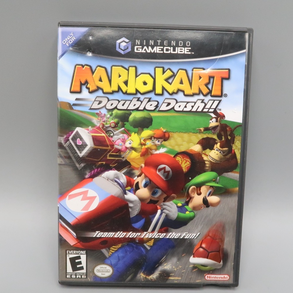 NO GAME Mario Kart Double Dash Case & Manual Only Nintendo Gamecube